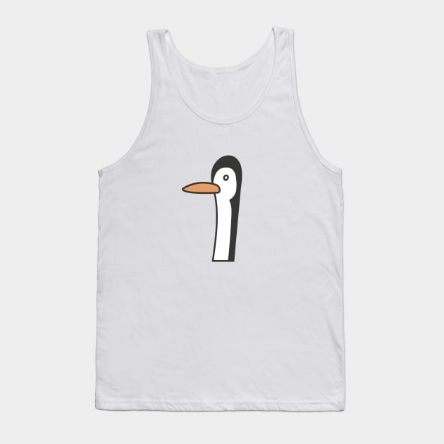 Funny Penguin Skipper Tank Top by artdorable